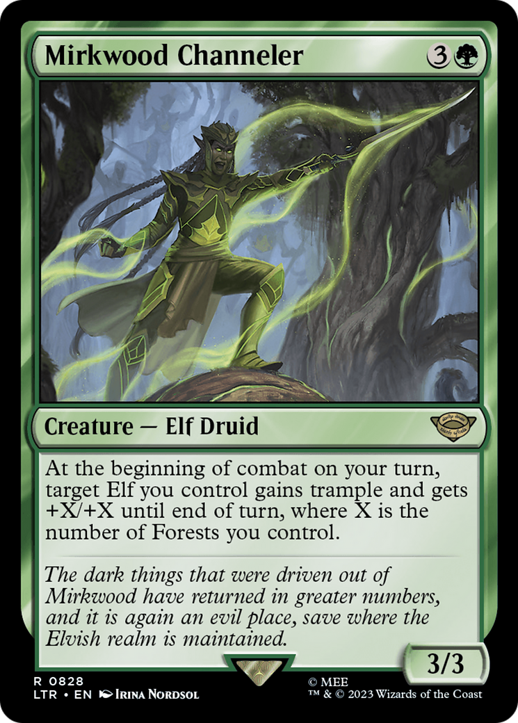 {R} Mirkwood Channeler [The Lord of the Rings: Tales of Middle-Earth][LTR 828]