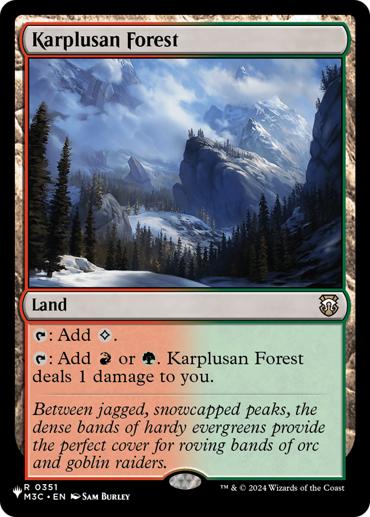 Karplusan Forest [LIST 351]