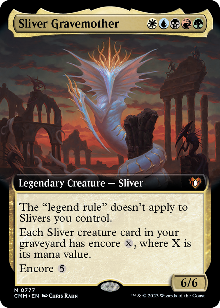 {R} Sliver Gravemother (Extended Art) [Commander Masters][CMM 777]