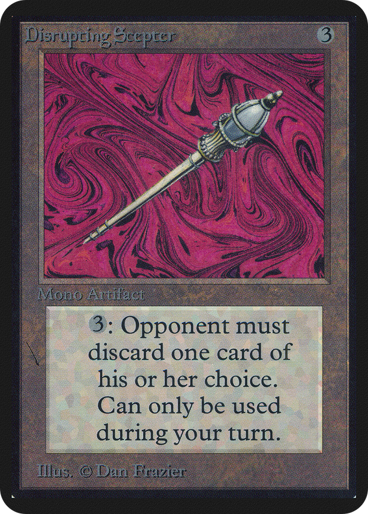 {R} Disrupting Scepter [Alpha Edition][LEA 242]