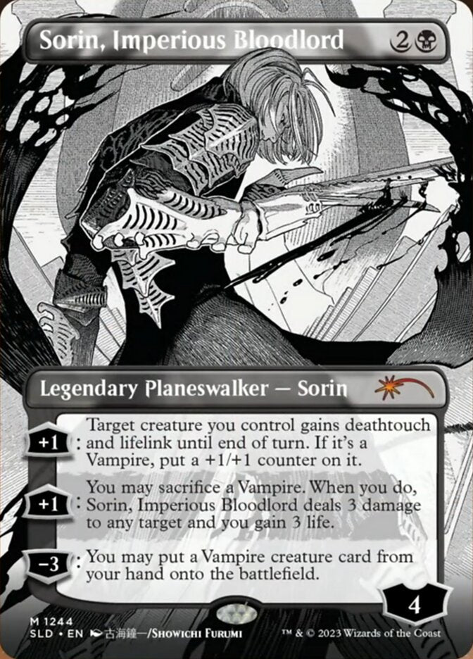 {R} Sorin, Imperious Bloodlord (Borderless) [Secret Lair Drop Series][SLD 1244]