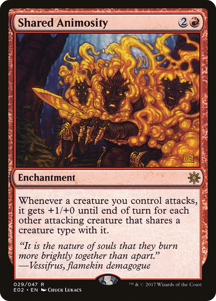 {R} Shared Animosity [Explorers of Ixalan][E02 029] - Misty Mountain Games