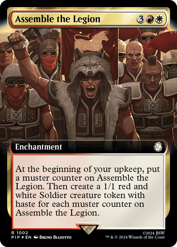 {R} Assemble the Legion (Extended Art) (Surge Foil) [Fallout][PIP 1002]