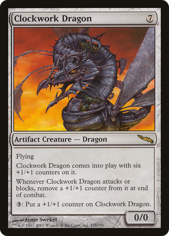 {R} Clockwork Dragon [Mirrodin][MRD 155]