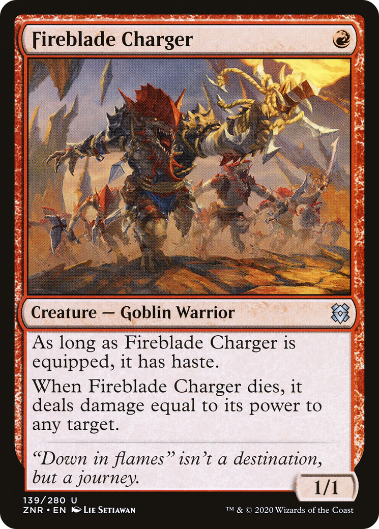 {C} Fireblade Charger [Zendikar Rising][ZNR 139]