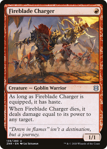 {C} Fireblade Charger [Zendikar Rising][ZNR 139]