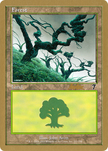 {B}[GB WC02 BK331] Forest (bk331) (Brian Kibler) [World Championship Decks 2002]