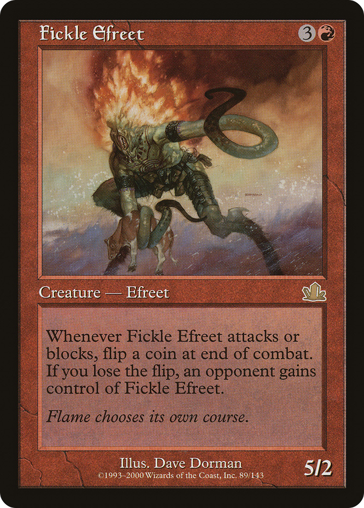 {R} Fickle Efreet [Prophecy][PCY 089]