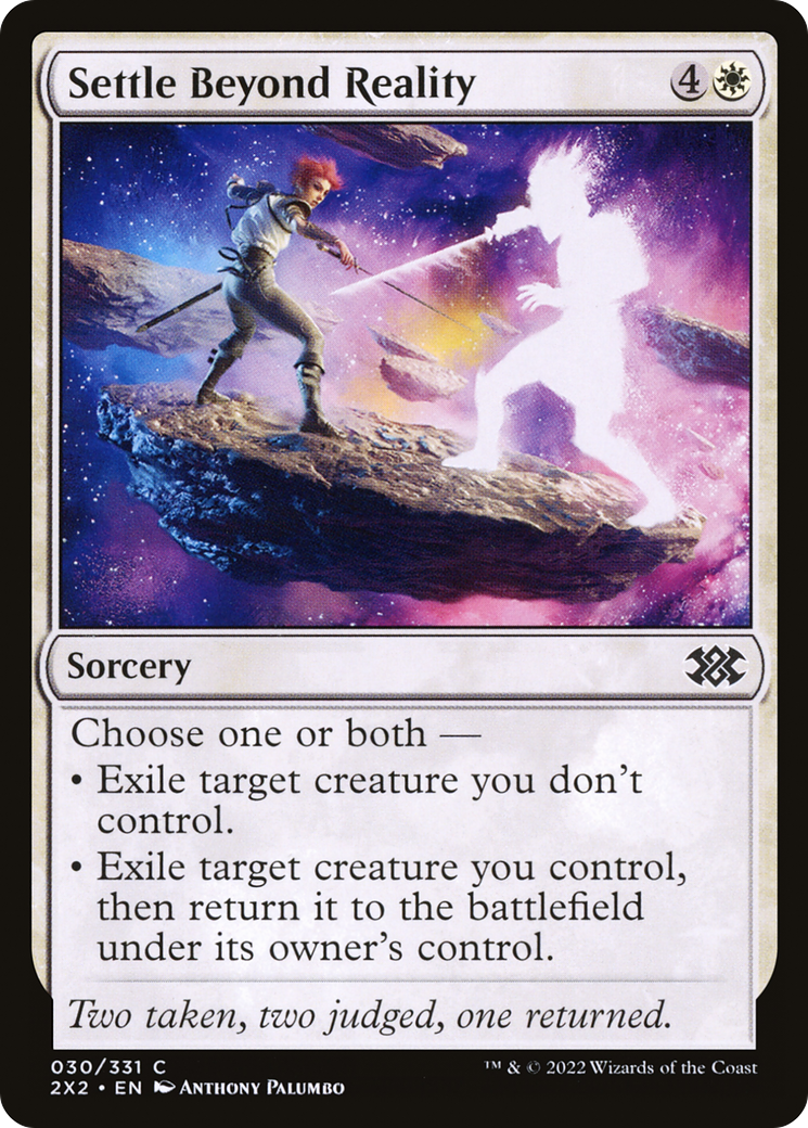 {C} Settle Beyond Reality [Double Masters 2022][2X2 030]