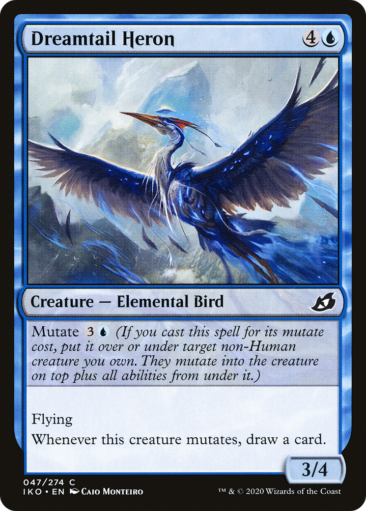 {C} Dreamtail Heron [Ikoria: Lair of Behemoths][IKO 047]