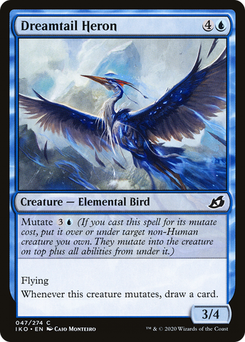 {C} Dreamtail Heron [Ikoria: Lair of Behemoths][IKO 047]