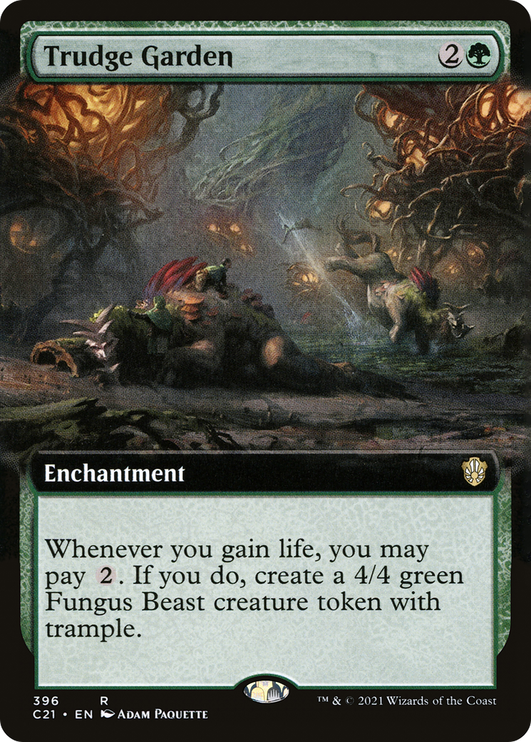 {R} Trudge Garden (Extended Art) [Commander 2021][C21 396]
