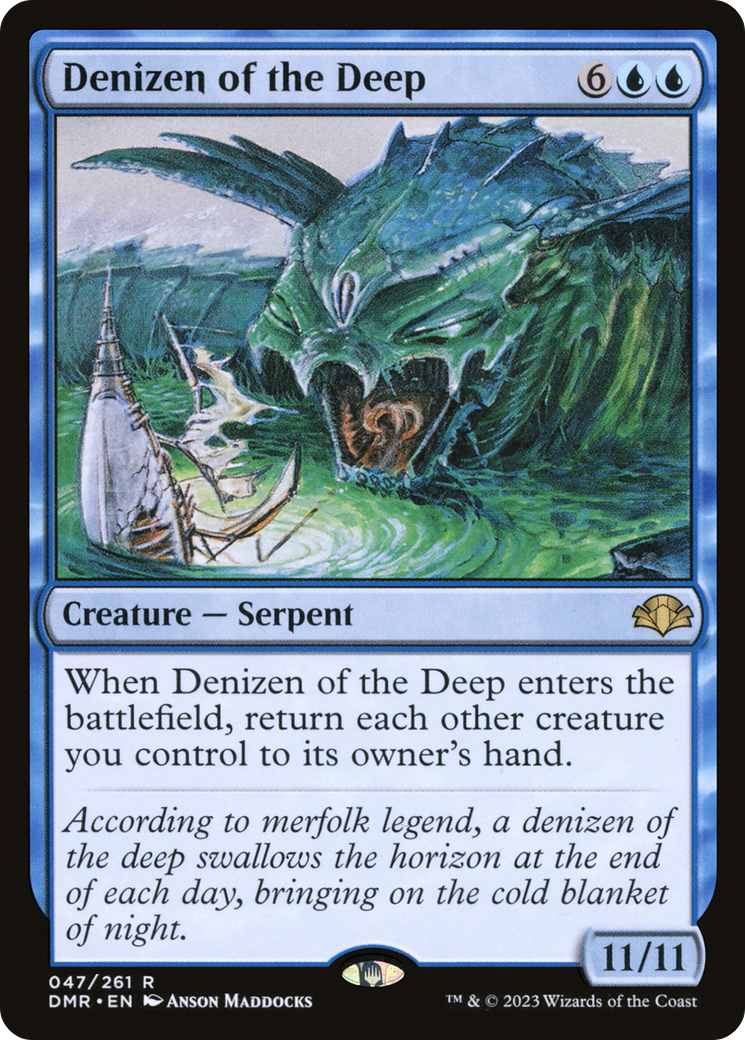 {R} Denizen of the Deep [Dominaria Remastered][DMR 047]