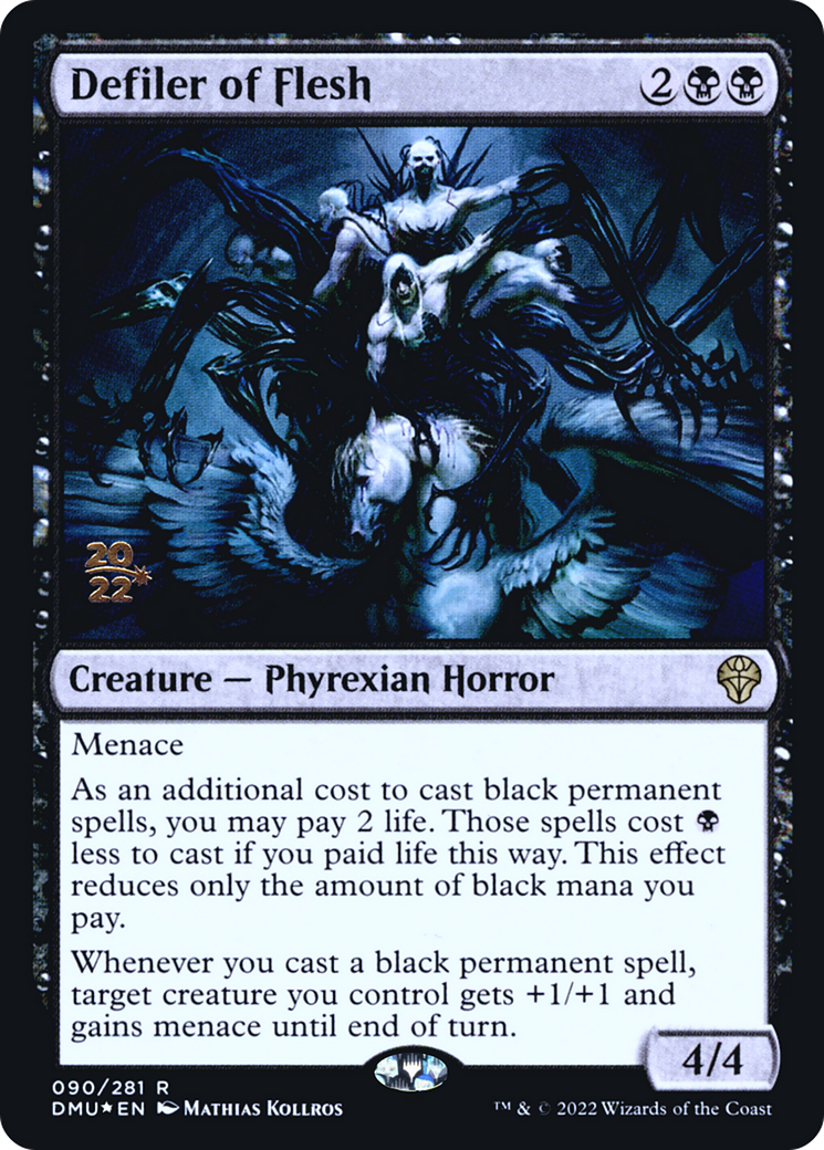 {R} Defiler of Flesh [Dominaria United Prerelease Promos][PR DMU 090]