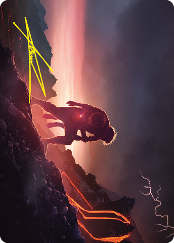 {A} Samwise the Stouthearted Art Card (Gold-Stamped Signature) [The Lord of the Rings: Tales of Middle-earth Art Series][GS ALTR 039]