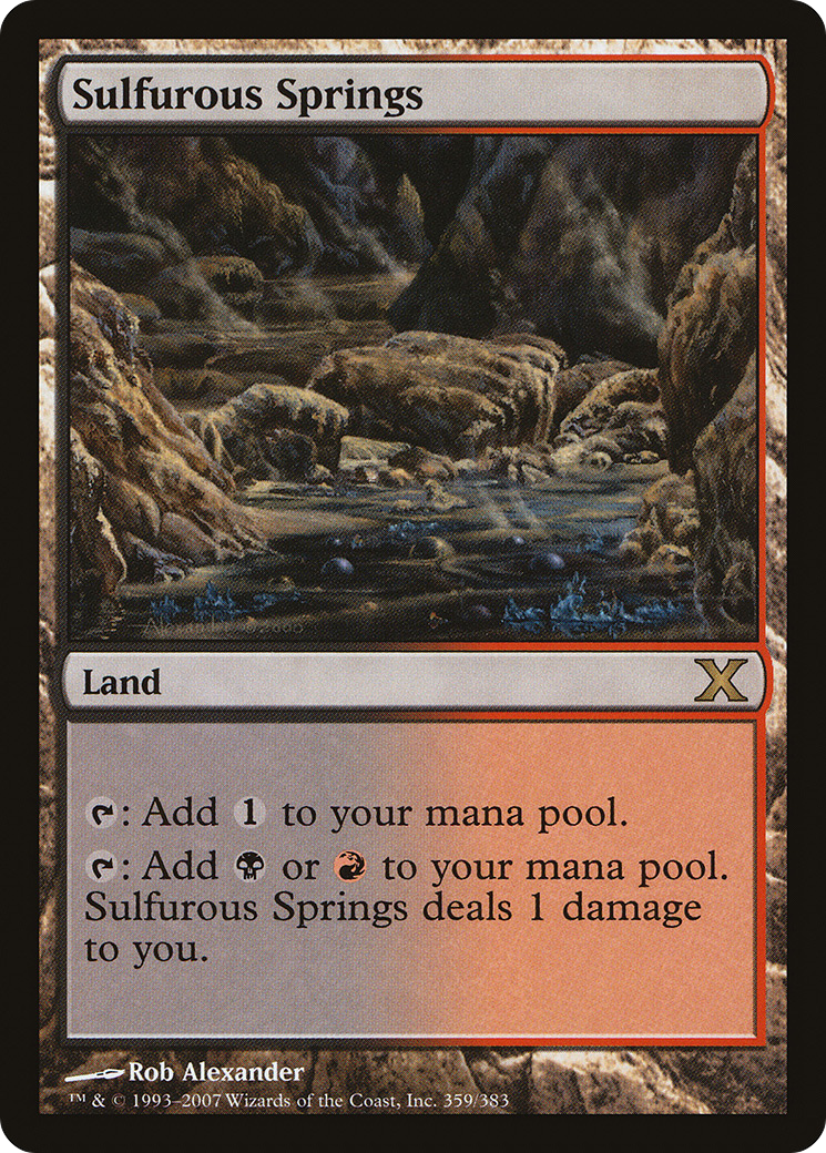 {R} Sulfurous Springs [Tenth Edition][10E 359]