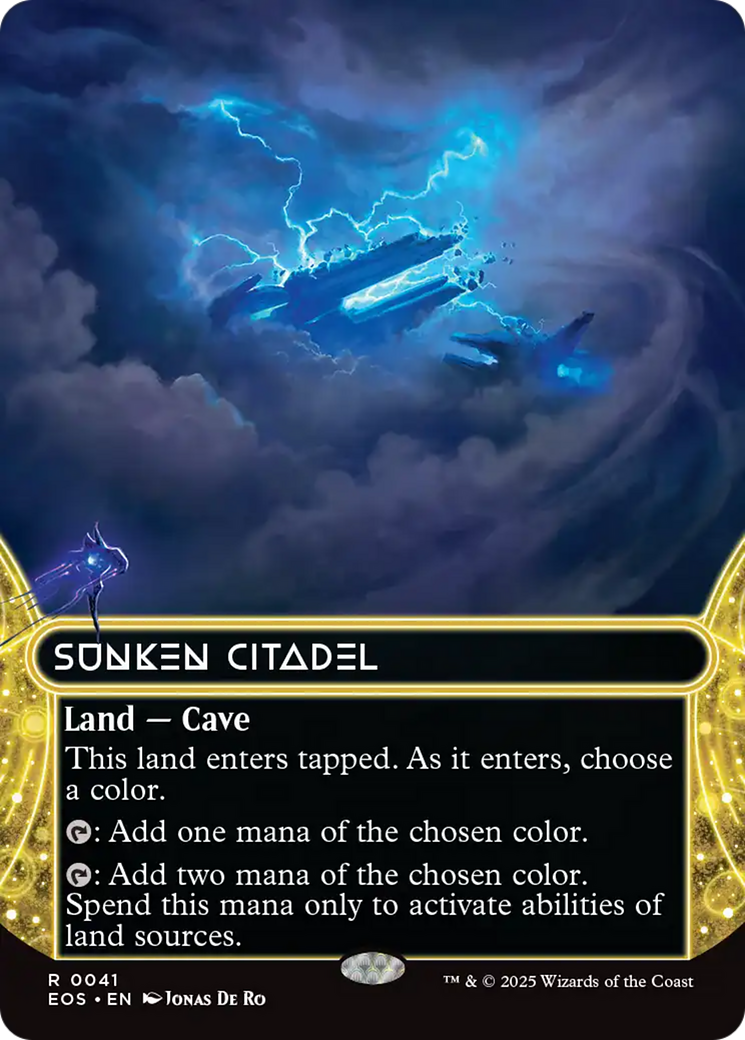 {@@ EOC R} Sunken Citadel (0041) (Borderless) [Edge of Eternities: Stellar Sights][EOS 041]