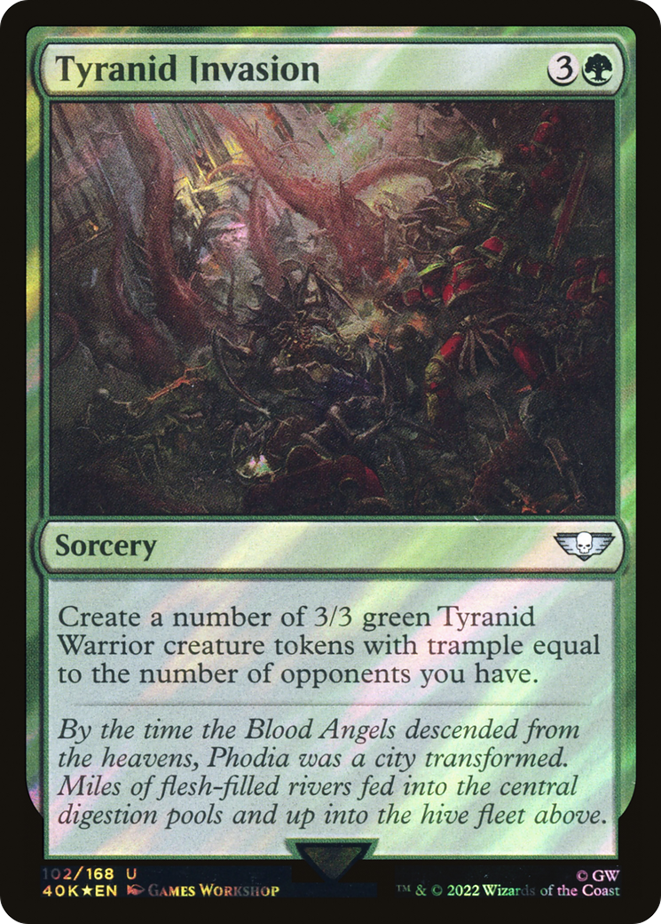 {C} Tyranid Invasion (Surge Foil) [Universes Beyond: Warhammer 40,000][SF 40K 102]