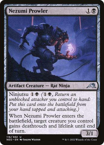 {C} Nezumi Prowler [Kamigawa: Neon Dynasty][NEO 116]