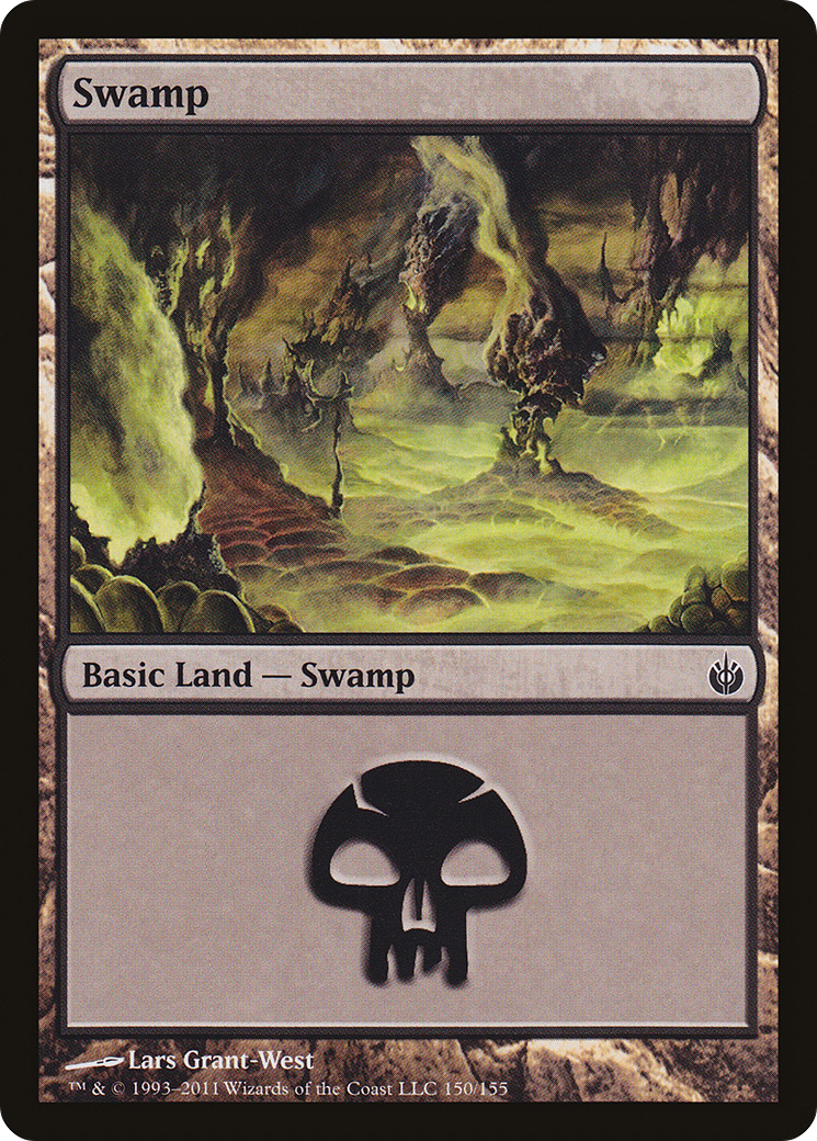 {B}[MBS 150] Swamp (150) [Mirrodin Besieged]