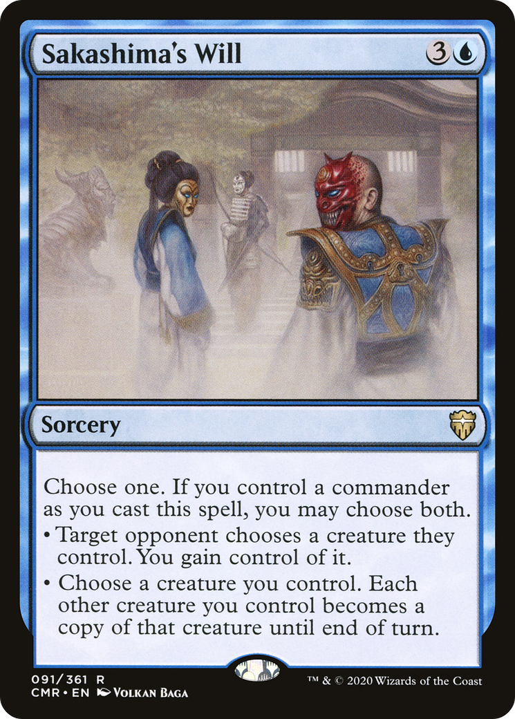 {R} Sakashima's Will [Commander Legends][CMR 091]