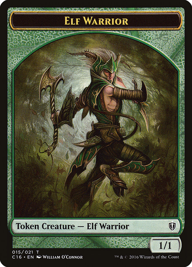 {T} Elf Warrior Token [Commander 2016 Tokens][TC16 015]
