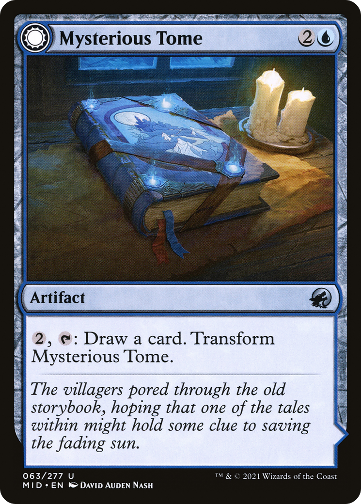 {C} Mysterious Tome // Chilling Chronicle [Innistrad: Midnight Hunt][MID 063]
