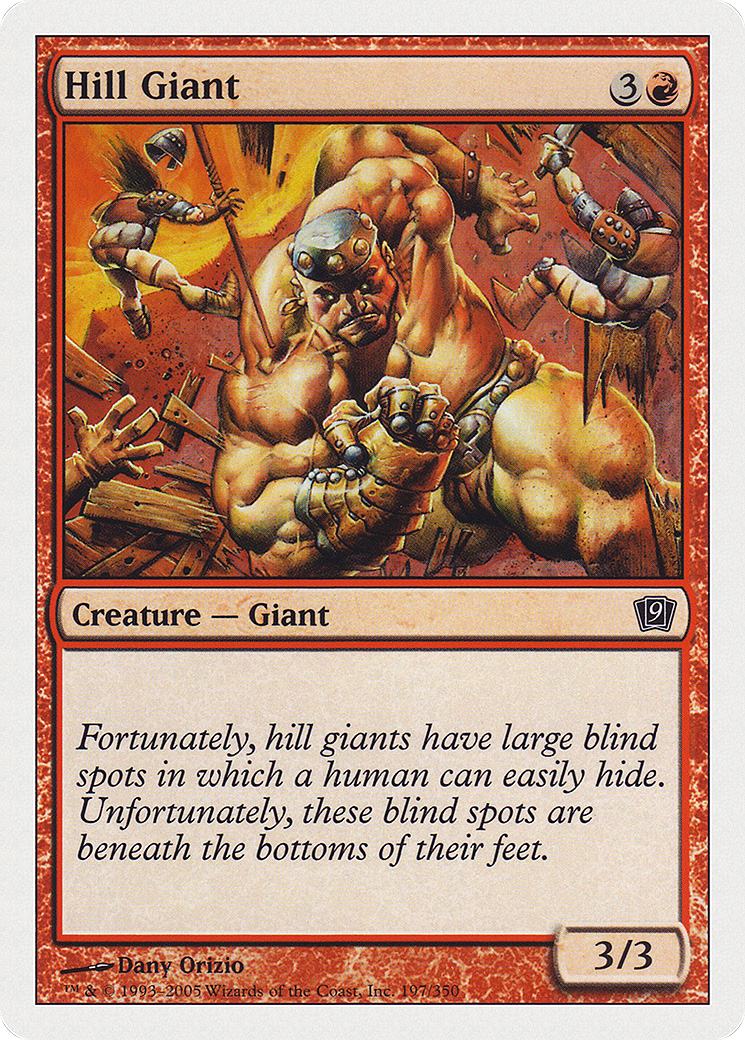 {C} Hill Giant [Ninth Edition][9ED 197]