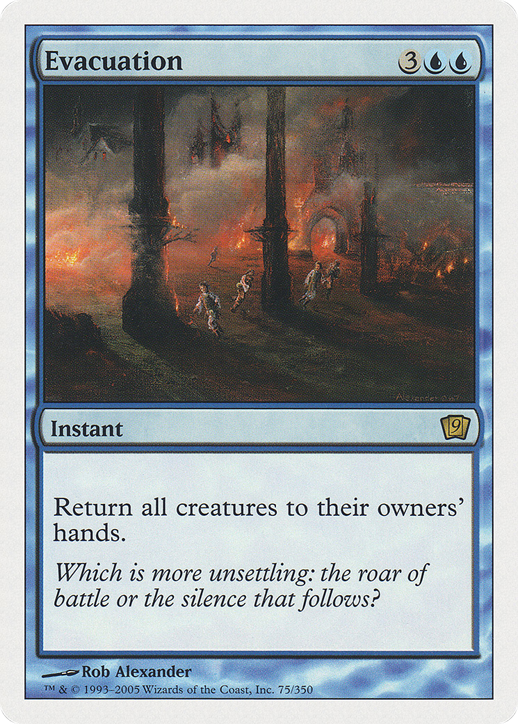 {R} Evacuation [Ninth Edition][9ED 075]