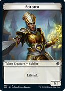 {C} Elf Warrior // Soldier Double-Sided Token [Starter Commander Decks][SCD 000]