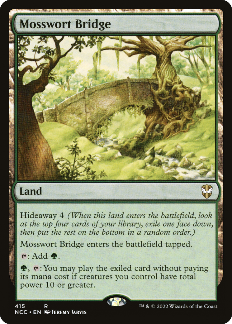 {R} Mosswort Bridge [Streets of New Capenna Commander][NCC 415]