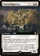{R} Wall of Mourning (Extended Art) [Innistrad: Midnight Hunt Commander][MIC 048]