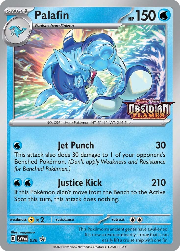 [PKM-R] Palafin (036) (Stamped) [Scarlet & Violet: Black Star Promos]