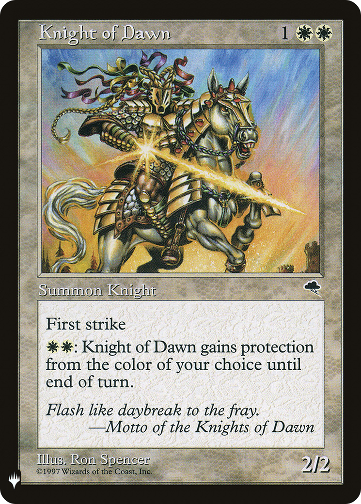{C} Knight of Dawn [Mystery Booster][LS TMP 026]
