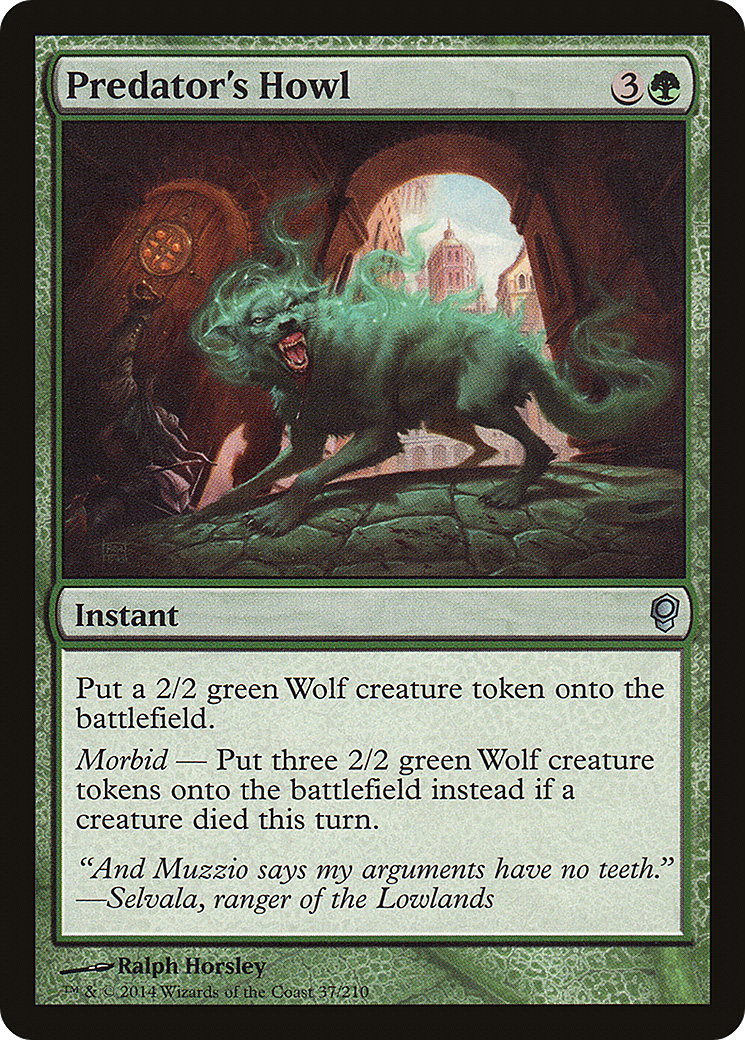{C} Predator's Howl [Conspiracy][CNS 037]