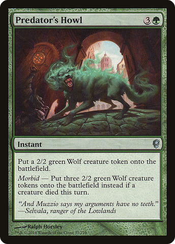 {C} Predator's Howl [Conspiracy][CNS 037]