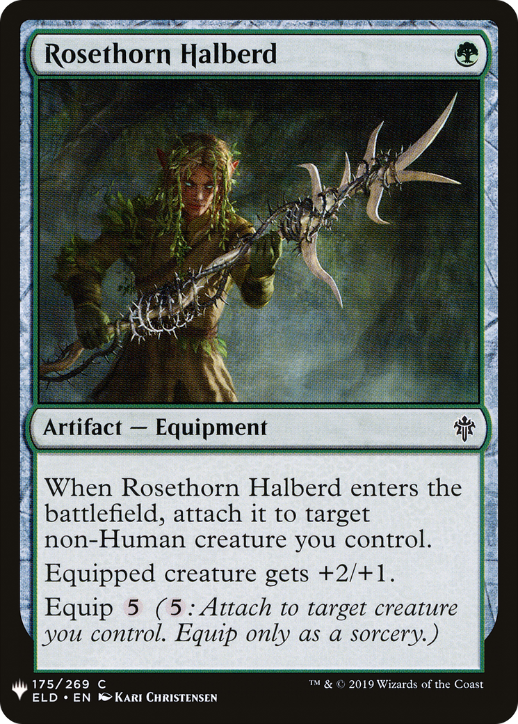 {C} Rosethorn Halberd [Mystery Booster][LS ELD 175]