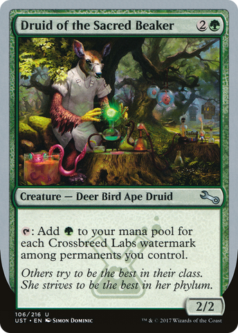 {C} Druid of the Sacred Beaker [Unstable][UST 106]