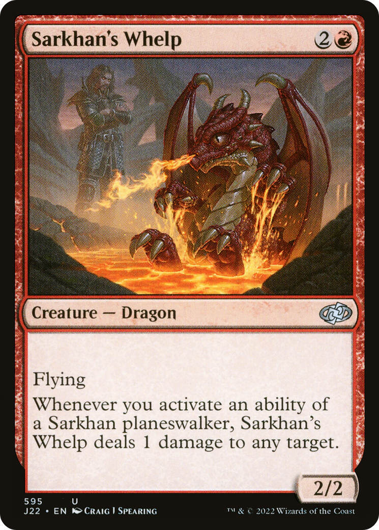 {C} Sarkhan's Whelp [Jumpstart 2022][J22 595]