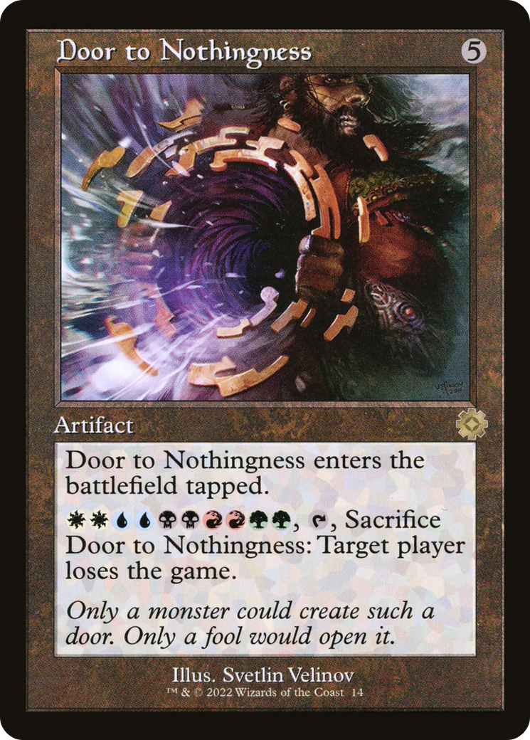 {R} Door to Nothingness (Retro) [The Brothers' War Retro Artifacts][BRR 014]