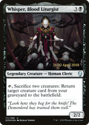 {C} Whisper, Blood Liturgist [Dominaria Prerelease Promos][PR DOM 111]