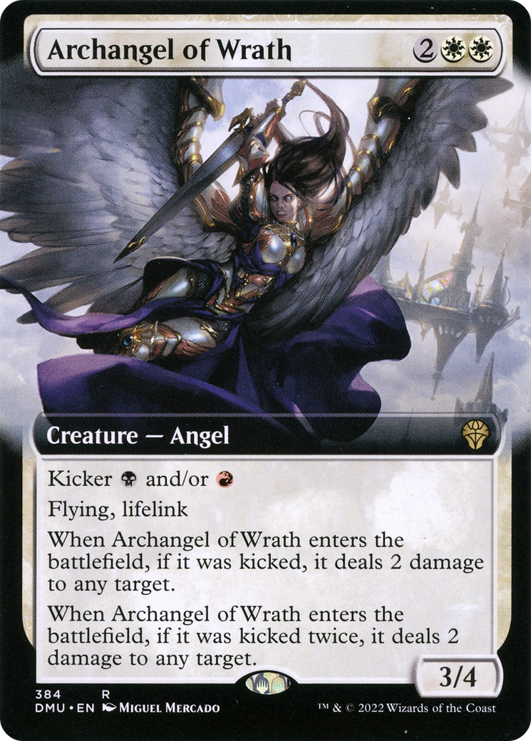{R} Archangel of Wrath (Extended Art) [Dominaria United][DMU 384]