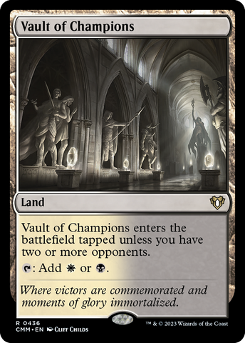 {R} Vault of Champions [Commander Masters][CMM 436]
