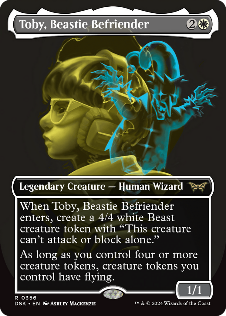 {@R} Toby, Beastie Befriender (Showcase) [Duskmourn: House of Horror][DSK 356]