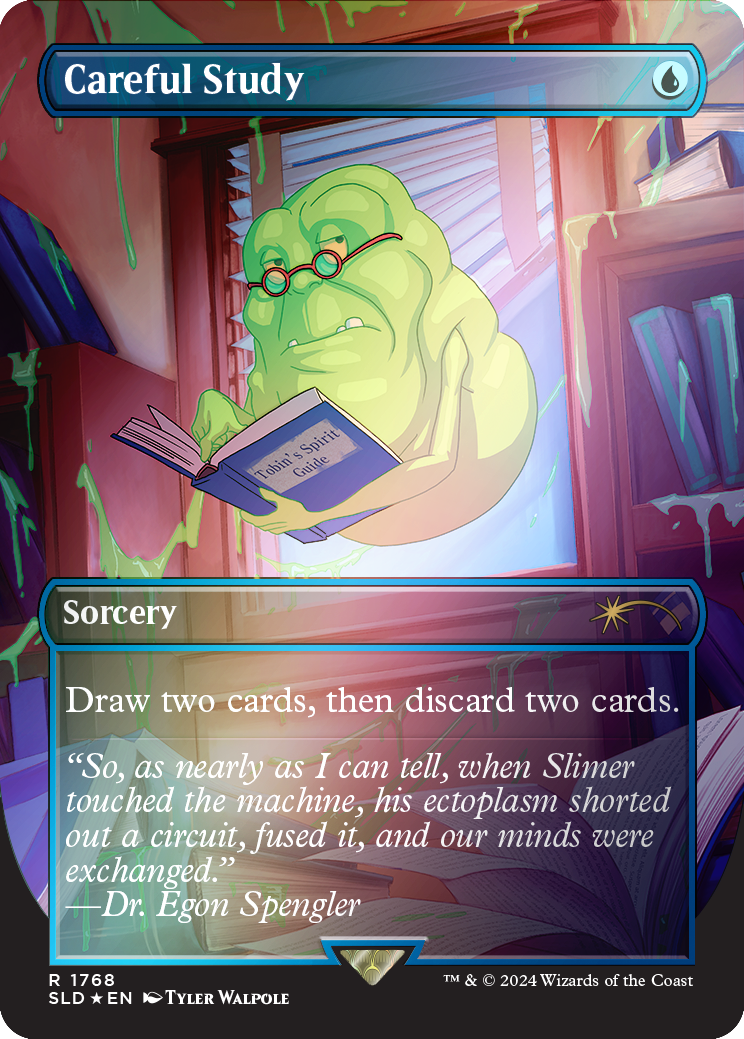 {R} Careful Study (Rainbow Foil) [Secret Lair Drop Series][RBF SLD 1768]