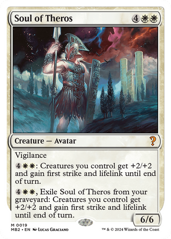 {R} Soul of Theros (White Border) [Mystery Booster 2][MB2 019]