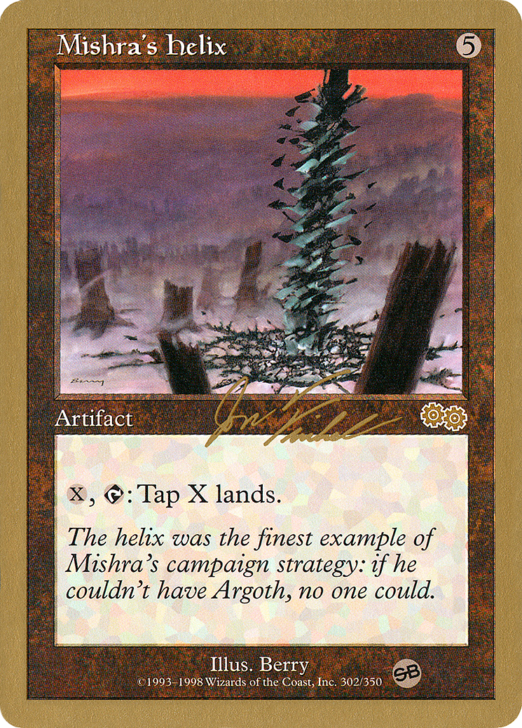 {R} Mishra's Helix (Jon Finkel) (SB) [World Championship Decks 2000][GB WC00 JF302SB]
