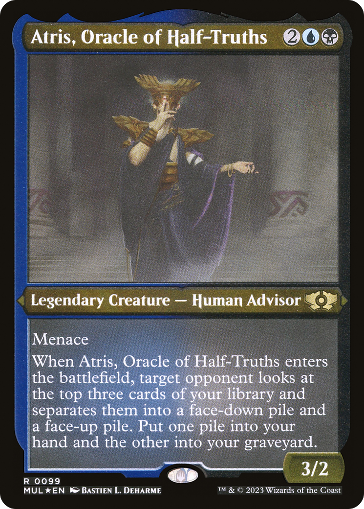 {R} Atris, Oracle of Half-Truths (Foil Etched) [Multiverse Legends][MUL 099]
