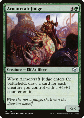 {C} Armorcraft Judge [March of the Machine Commander][MOC 291]