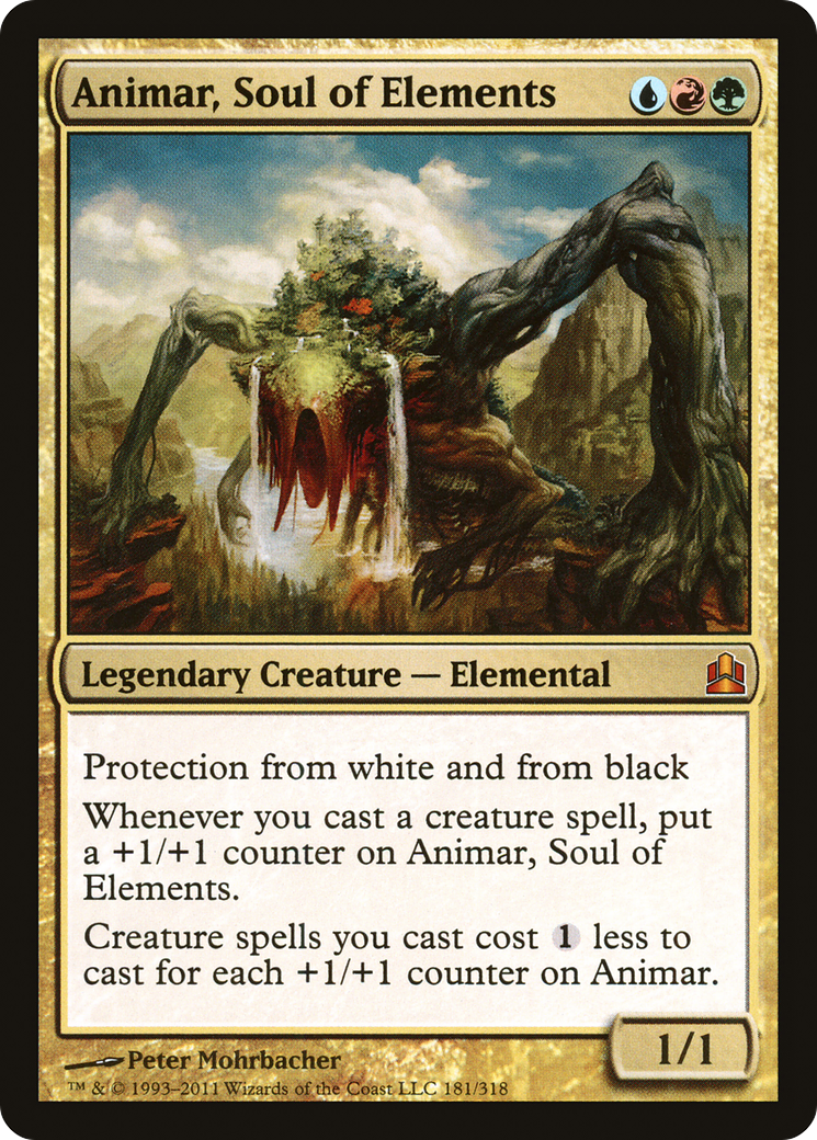 {R} Animar, Soul of Elements [Commander 2011][CMD 181] - Misty Mountain Games